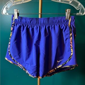 Nike Dri Fit Women's Blueish Purple Running Shorts